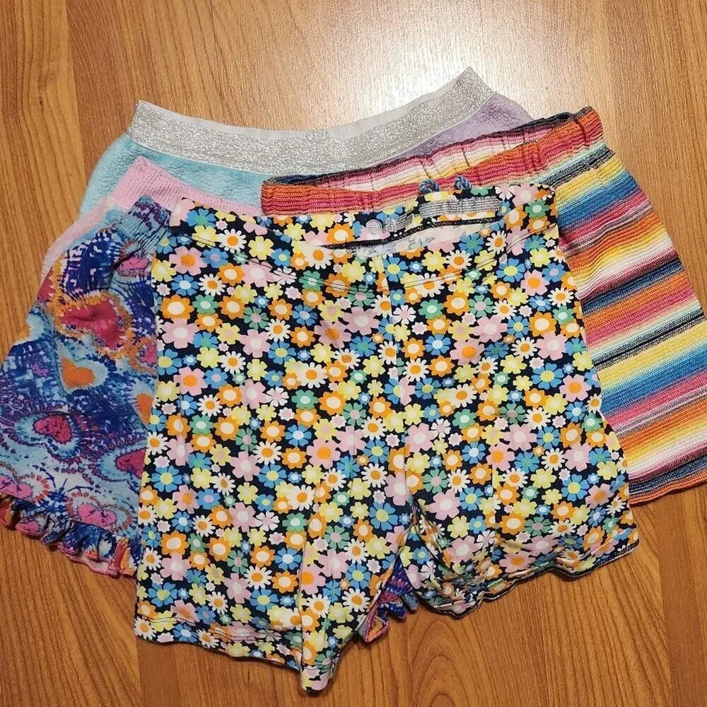 Girls Lot Set of 5 Lounge Shorts || EUC sz M/L